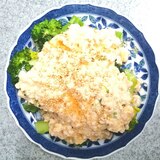 ブロッコリーの豆腐ドレッシングサラダ